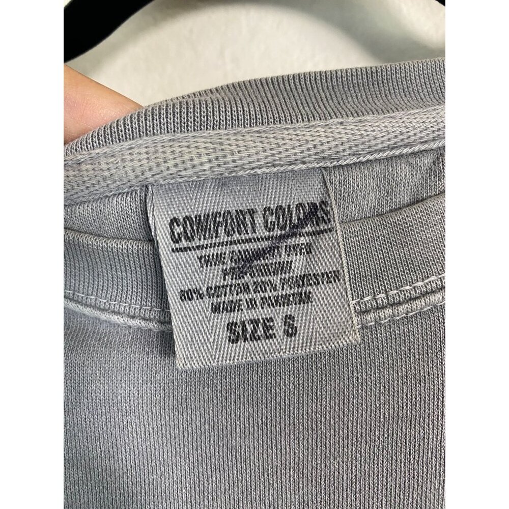 Comfort Colors Cape Cod Gray Sweatshirt Men Size Small Lounge Vacation Casual - Picture 12 of 16